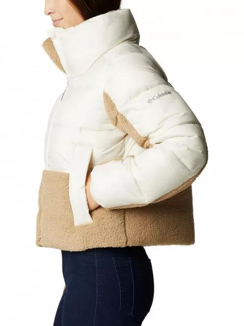 jacheta de strada pt. femei Columbia Leadbetter Point Sherpa Hybrid nisip 4