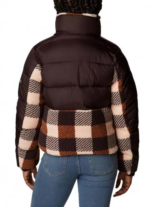 jacheta de strada pt. femei Columbia Leadbetter Point Sherpa Hybrid violet 3