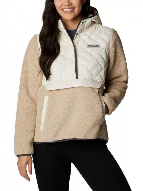 jacheta de strada pt. femei Columbia Sweet View Fleece Hooded Pullover nisip 2