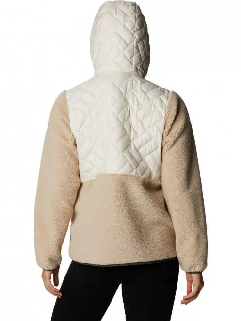 jacheta de strada pt. femei Columbia Sweet View Fleece Hooded Pullover nisip 3