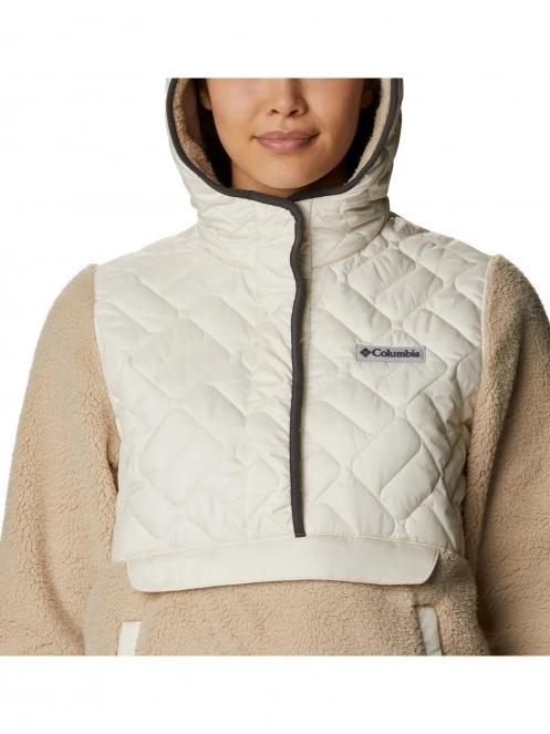 pulover polar pt. femei Columbia Sweet View Fleece Hooded Pullover nisip 5