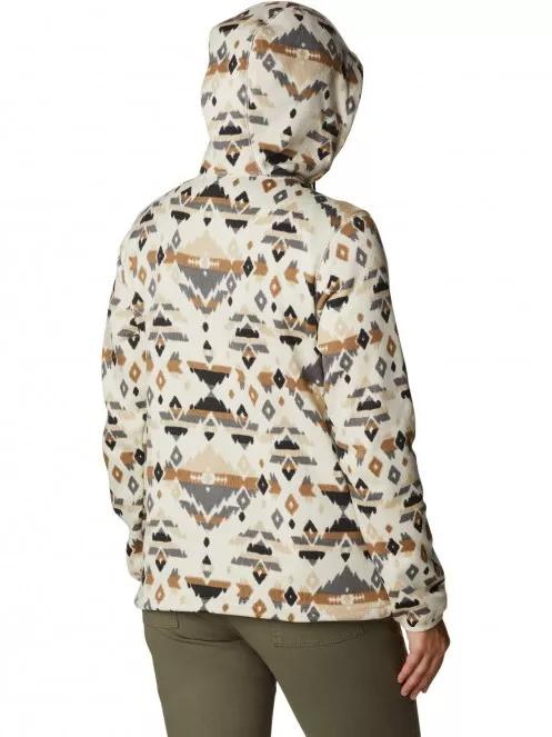 pulover polar pt. femei Columbia W Sweater Weather Hooded Pullover nisip 3