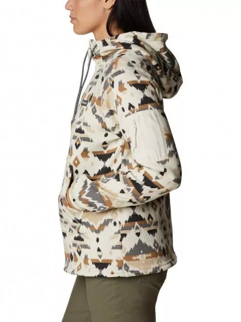 pulover polar pt. femei Columbia W Sweater Weather Hooded Pullover nisip 4