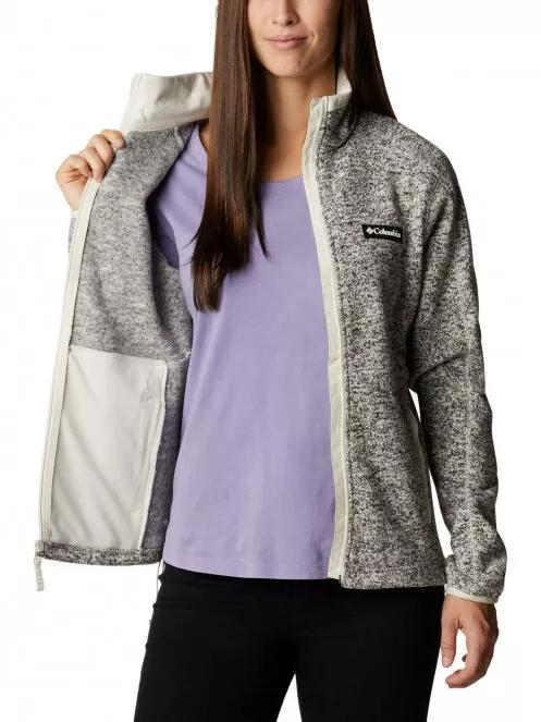 pulover polar pt. femei Columbia W Sweater Weather Full Zip nisip 5