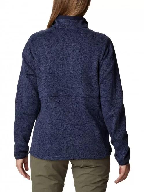 pulover polar pt. femei Columbia W Sweater Weather Full Zip albastru 3