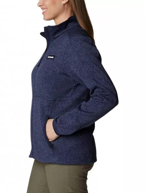 pulover polar pt. femei Columbia W Sweater Weather Full Zip albastru 4