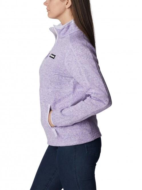 pulover polar pt. femei Columbia W Sweater Weather Full Zip violet 3