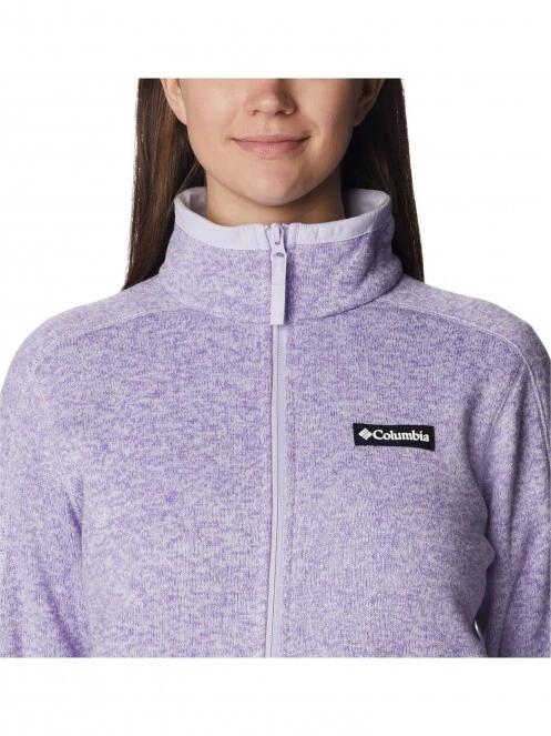 pulover polar pt. femei Columbia W Sweater Weather Full Zip violet 6