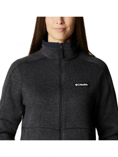 pulover polar pt. femei Columbia W Sweater Weather Full Zip negru 7