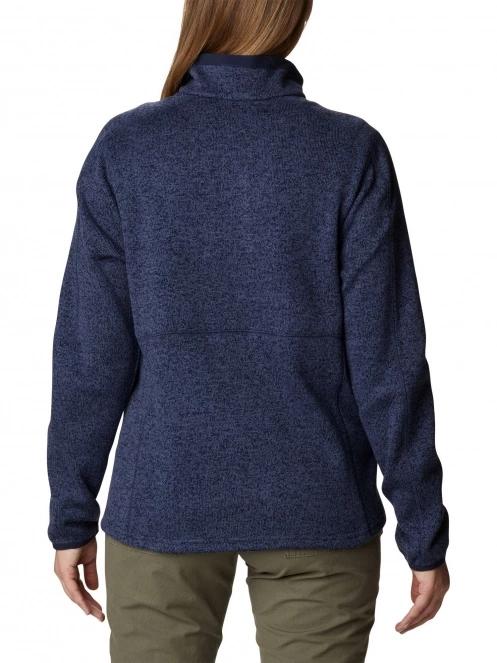 pulover polar pt. femei Columbia W Sweater Weather Full Zip albastru 4
