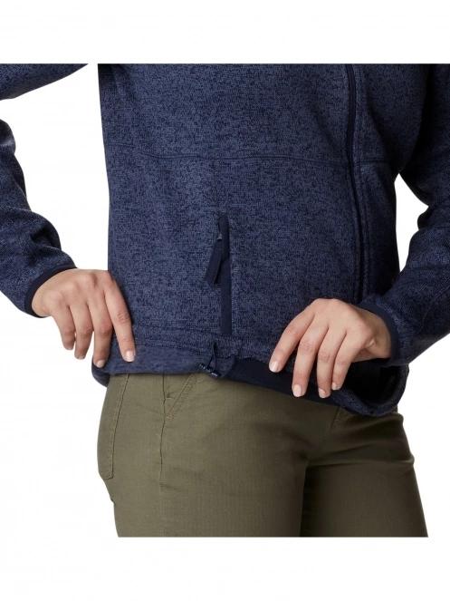 pulover polar pt. femei Columbia W Sweater Weather Full Zip albastru 8