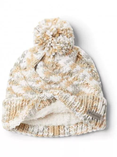 caciula cu mot pt. femei Columbia Bundle Up Beanie nisip 3