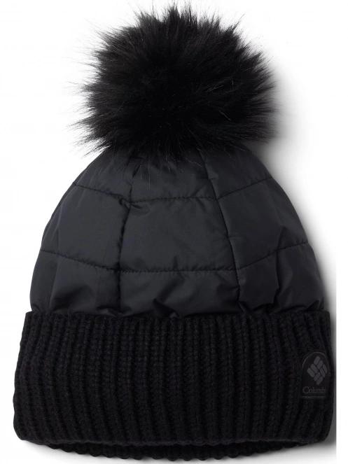 caciula cu mot pt. femei Columbia Snow Diva Beanie negru 2