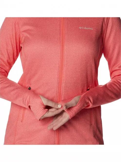 pulover polar pt. femei Columbia W Park View Grid Fleece Full Zip roz 6
