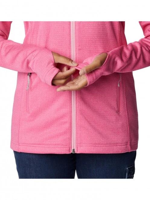 pulover polar pt. femei Columbia W Park View Grid Fleece Full Zip roz 7
