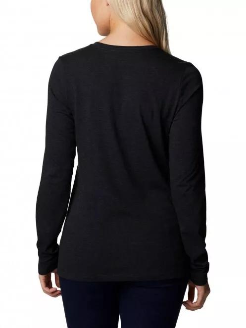 tricou cu maneci lungi pt. femei Columbia Hidden Haven LS Tee gri 3