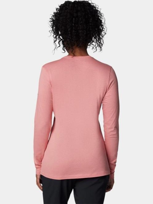 tricou cu maneci lungi pt. femei Columbia Hidden Haven Long Sleeve Tee roz 4