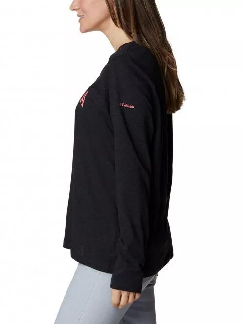 tricou cu maneci lungi pt. femei Columbia Columbia Trek Relaxed LS Tee negru 4