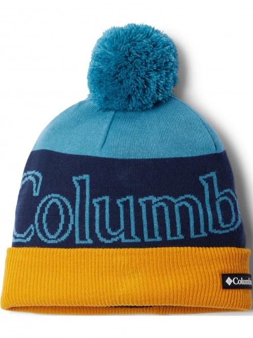 caciula cu mot pt. femei Columbia Polar Powder II Beanie albastru 2