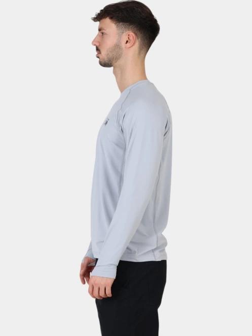 tricou cu maneci lungi, pentru sport pt. barbati Mountain Hardwear Crater Lake Long Sleeve Crew gri 3