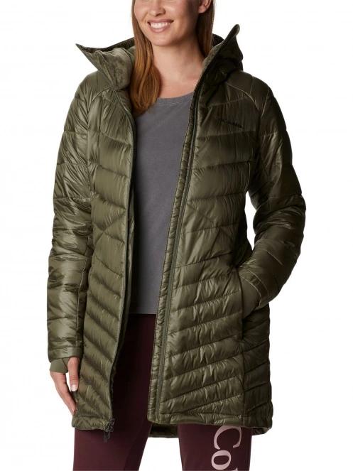 jacheta de iarna pt. femei Columbia Joy Peak Mid Jacket verde 5