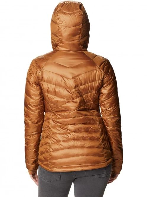 jacheta de iarna pt. femei Columbia Joy Peak Hooded Jacket maro 4
