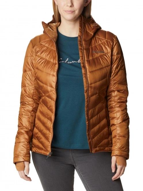 jacheta de iarna pt. femei Columbia Joy Peak Hooded Jacket maro 5
