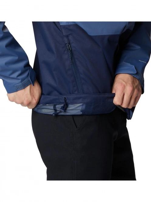 haine de ploaie pt. barbati Columbia Hikebound Jacket albastru 8