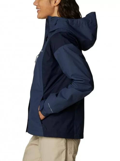 haine de ploaie pt. femei Columbia Hikebound Jacket albastru 4