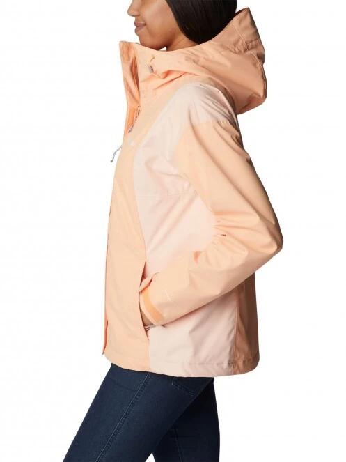 haine de ploaie pt. femei Columbia Hikebound Jacket portocaliu 3
