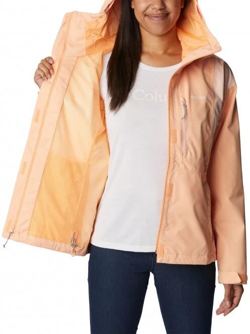 haine de ploaie pt. femei Columbia Hikebound Jacket portocaliu 5