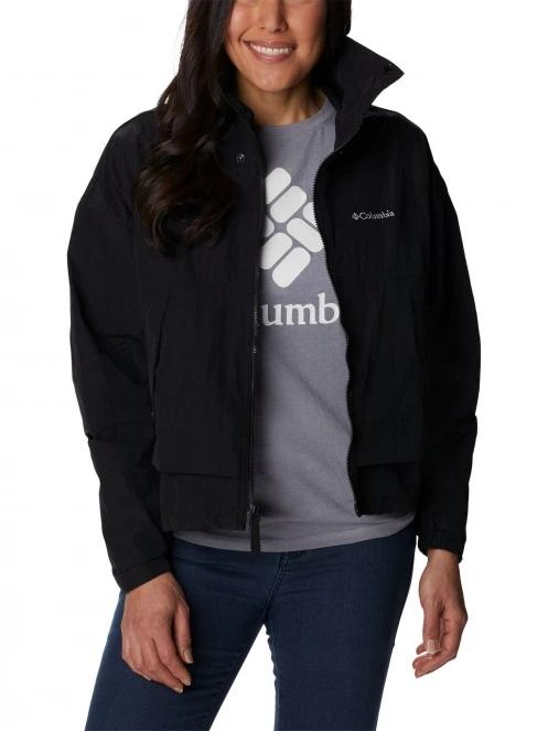 geaca de vant pt. femei Columbia Paracutie Windbreaker negru 5