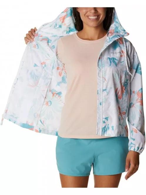 geaca de vant pt. femei Columbia Flash Challenger Novelty Windbreaker alb 5
