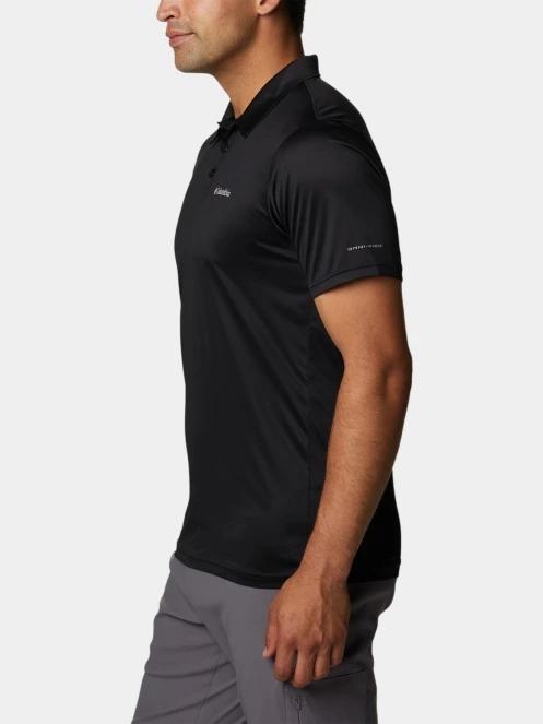 tricou de sport, cu guler pt. barbati Columbia Columbia Hike Polo negru 3