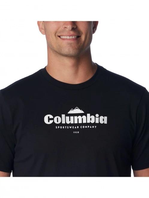 tricou cu maneci scurte pt. barbati Columbia CSC Seasonal Logo Tee negru 6