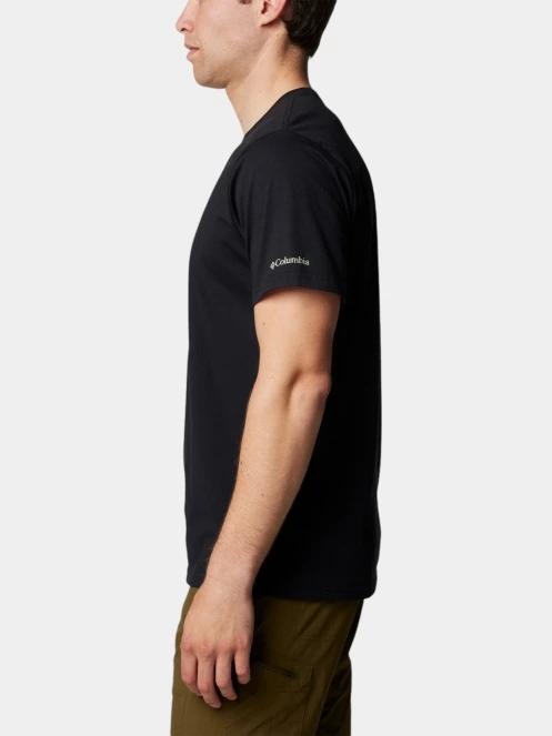 tricou cu maneci scurte pt. barbati Columbia Csc Seasonal Logo Tee negru 3