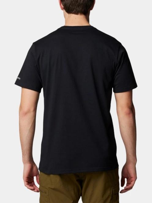 tricou cu maneci scurte pt. barbati Columbia Csc Seasonal Logo Tee negru 4