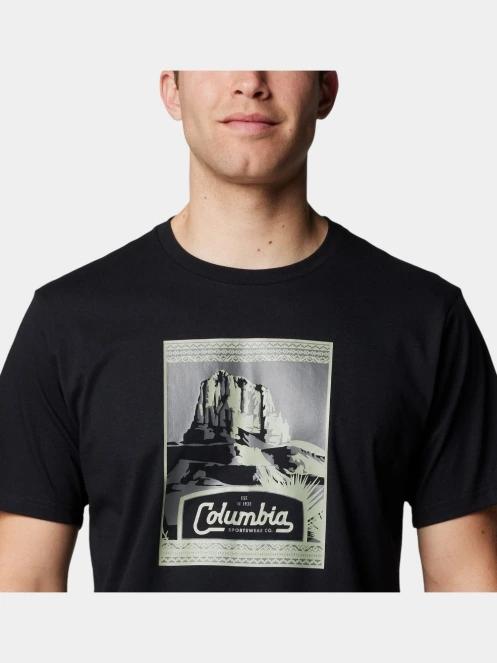 tricou cu maneci scurte pt. barbati Columbia Csc Seasonal Logo Tee negru 6