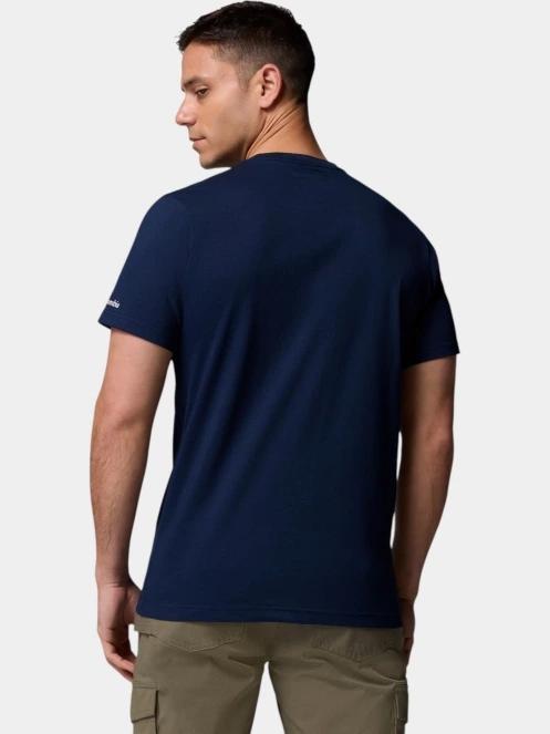tricou cu maneci scurte pt. barbati Columbia CSC Seasonal Logo Tee albastru 4