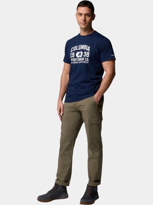 tricou cu maneci scurte pt. barbati Columbia CSC Seasonal Logo Tee albastru 5