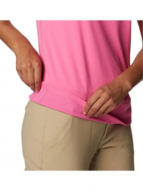 tricou pentru sport, cu maneci scurte pt. femei Columbia W Zero Rules Graphic Crew magenta 6