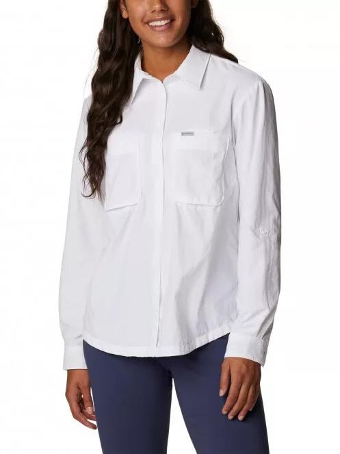 camasa de drumetie pt. femei Columbia Coral Ridge LS Shirt alb 2