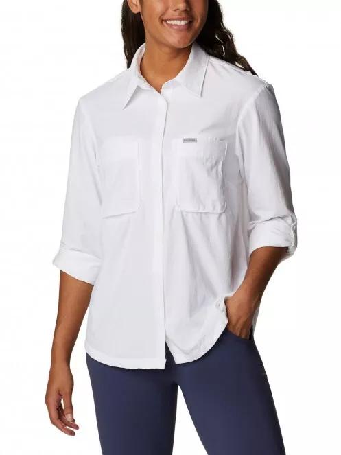 camasa de drumetie pt. femei Columbia Coral Ridge LS Shirt alb 5