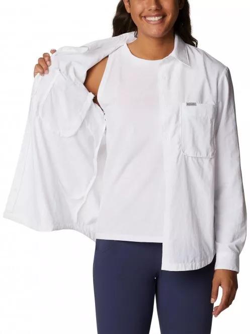 camasa de drumetie pt. femei Columbia Coral Ridge LS Shirt alb 6