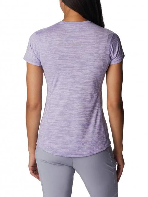 tricou pentru sport, cu maneci scurte pt. femei Columbia W Titan Pass Graphic Tee violet 4