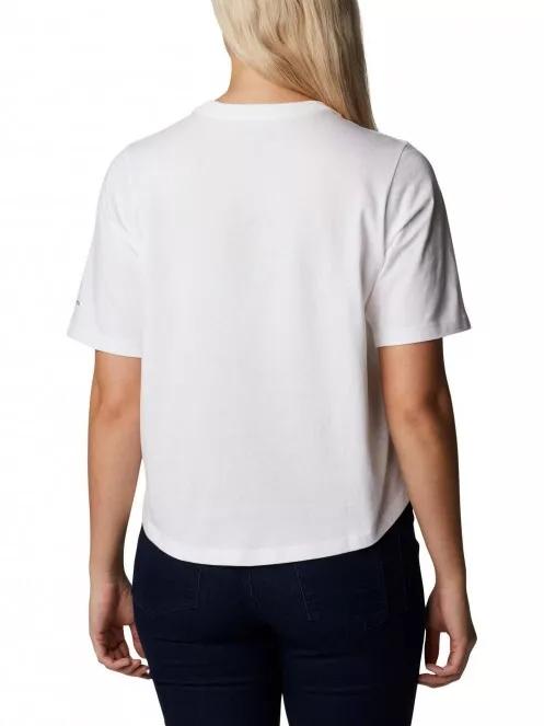 tricou cu maneci scurte pt. femei Columbia North Cascades Relaxed Tee alb 3