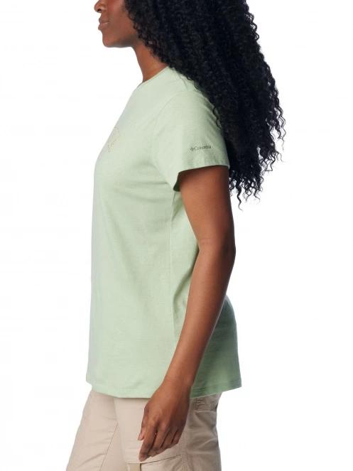 tricou cu maneci scurte pt. femei Columbia Columbia Trek Short Sleeve Graphic Tee verde 3