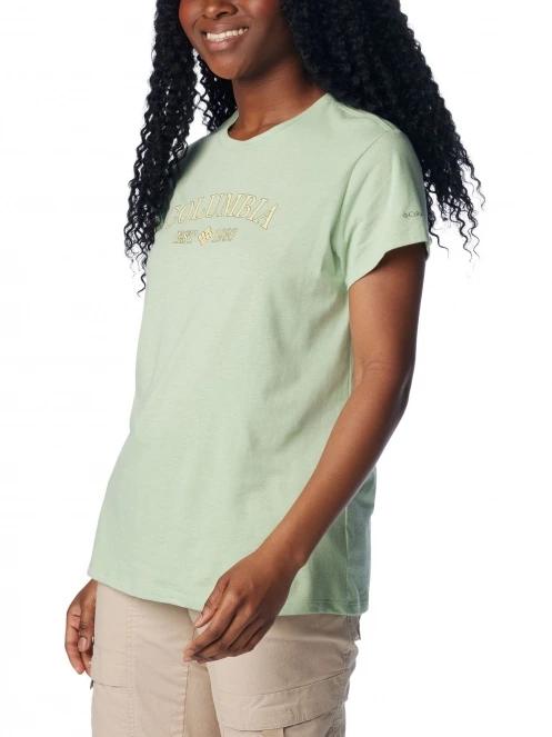 tricou cu maneci scurte pt. femei Columbia Columbia Trek Short Sleeve Graphic Tee verde 5