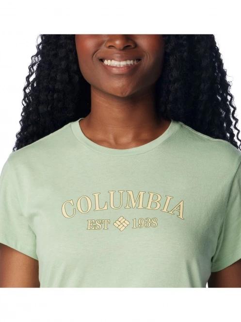 tricou cu maneci scurte pt. femei Columbia Columbia Trek Short Sleeve Graphic Tee verde 6