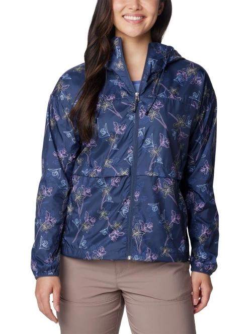 geaca de vant pt. femei Columbia Alpine Chill Windbreaker albastru 2